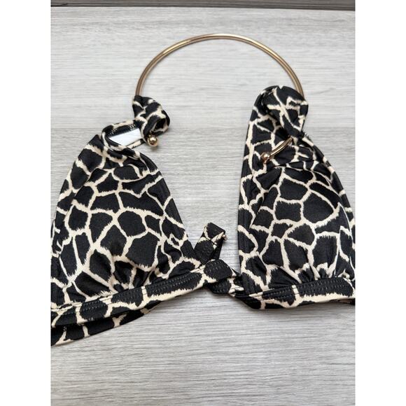 VICTORIA'S SECRET BIKINI TOP S/P GIRAFFE Print - Picture 1 of 3